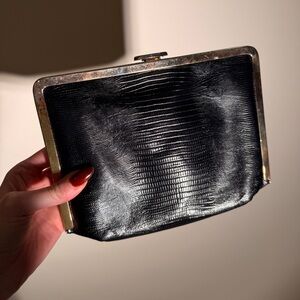 Etra Vintage 1950s Genuine Leather Clutch